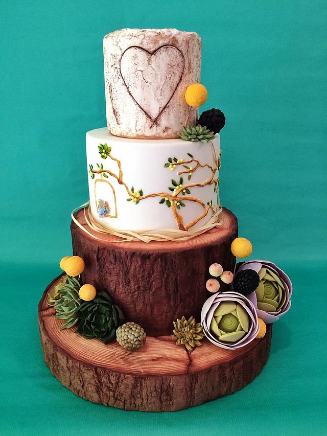 Wedding Cake "Autumn Love"