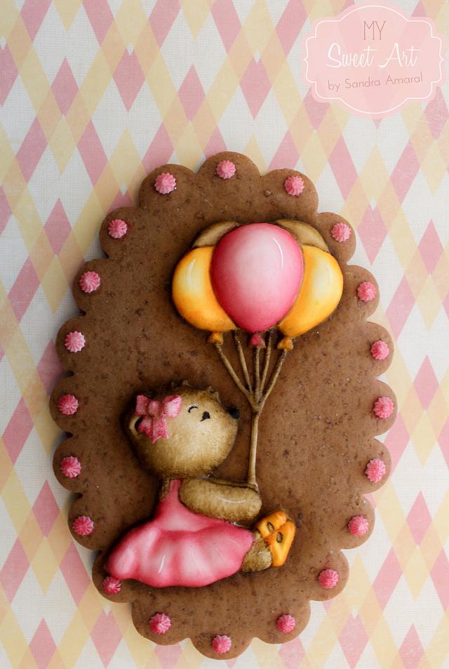 Baby bear cookie - Cake by My Sweet Art - CakesDecor