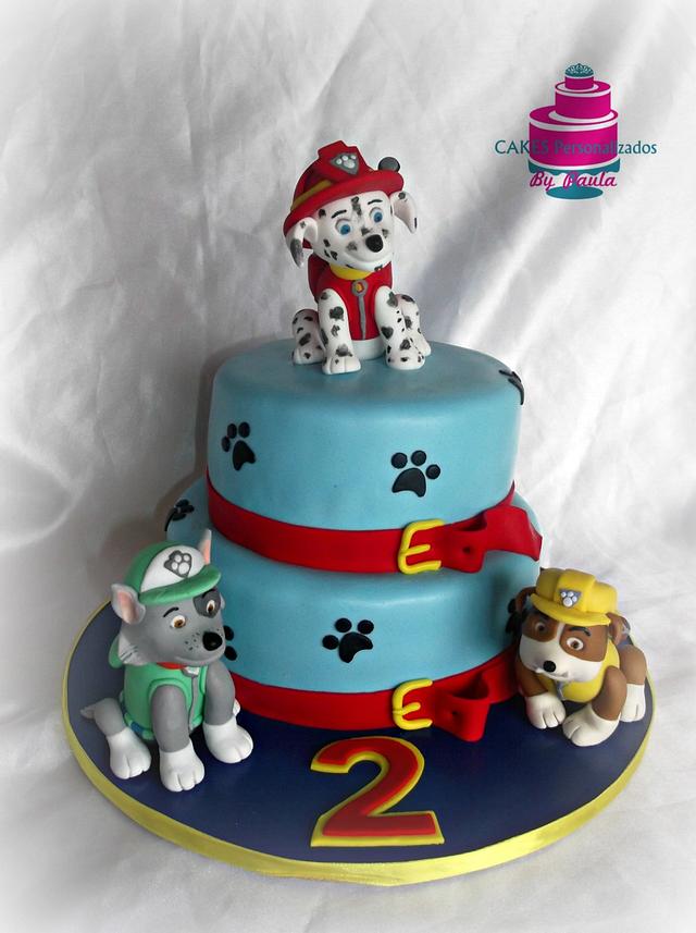 Paw Patrol Cake II - Decorated Cake by CakesByPaula - CakesDecor