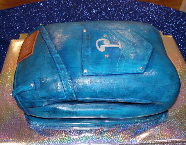 Denim And Diamonds Cake By Sweets By Monica Cakesdecor 3418