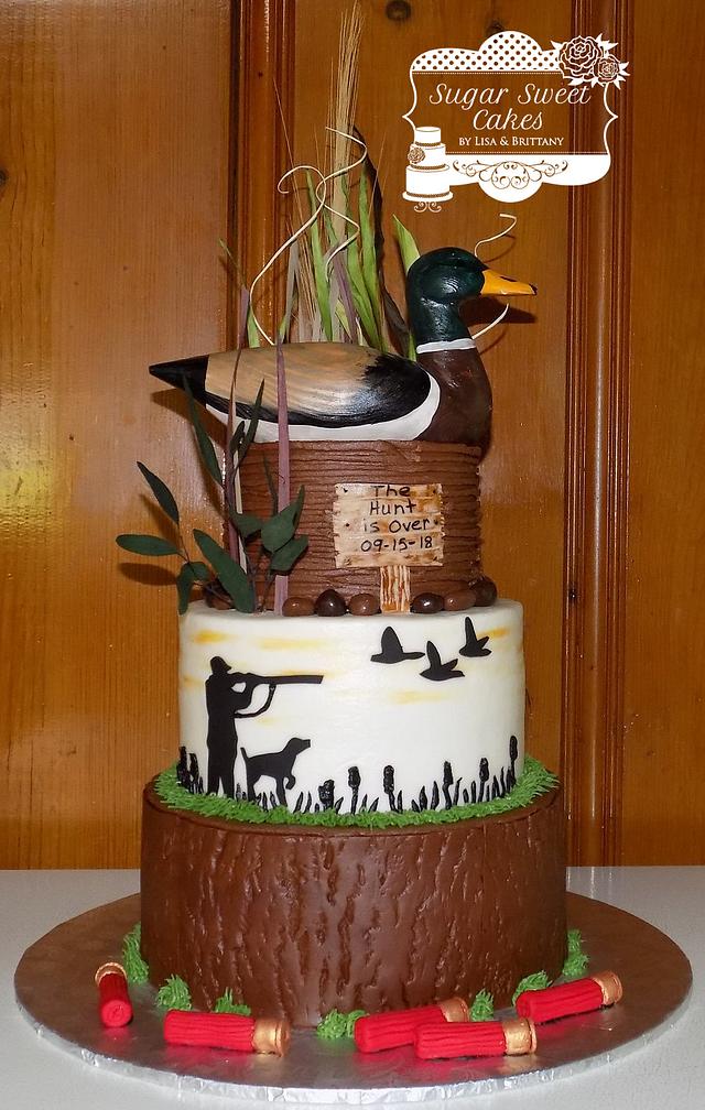 Groom's Cake with Hunting Theme