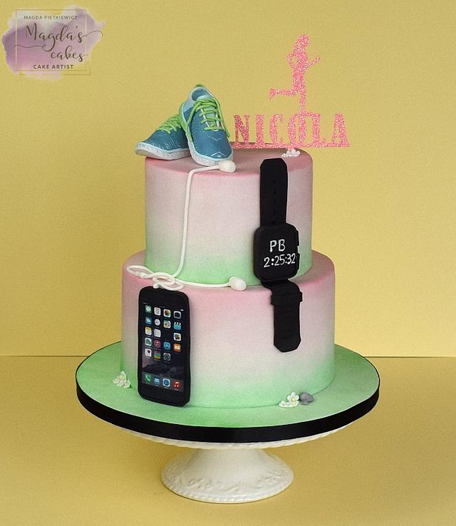 Running Cake – Beautiful Birthday Cakes