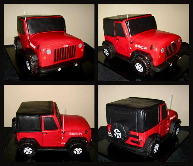 Jeep Cake - Cake by Cuteology Cakes - CakesDecor