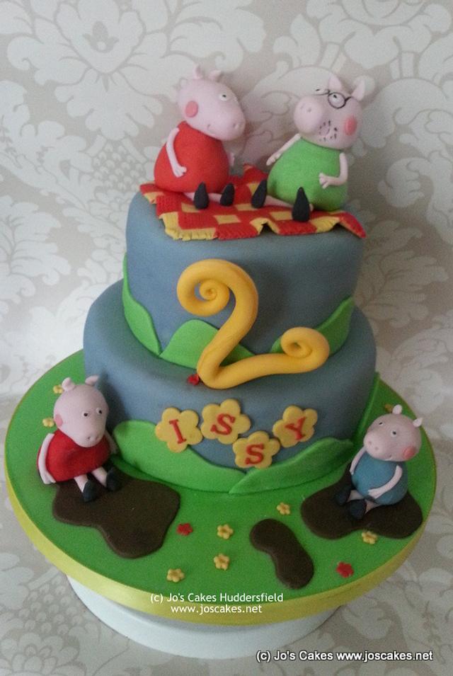 Peppa Pig Birthday Cake - Decorated Cake by Jo's Cakes - CakesDecor