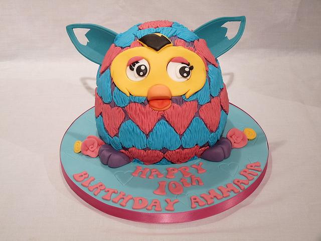 FURBY BOOM SWEET-HEARTS CAKE - Decorated Cake by Grace's - CakesDecor