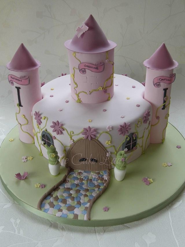 Princess Castle - Decorated Cake by TheCakeLady - CakesDecor