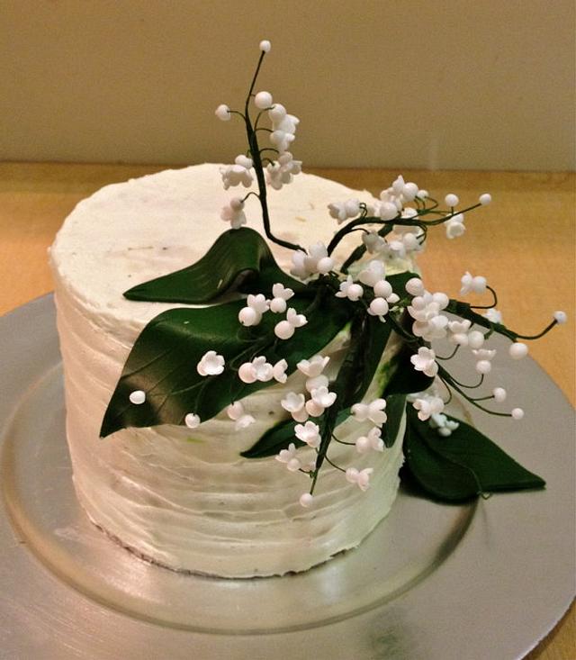 Lily of the Valley Cake by Neda's Cakes CakesDecor
