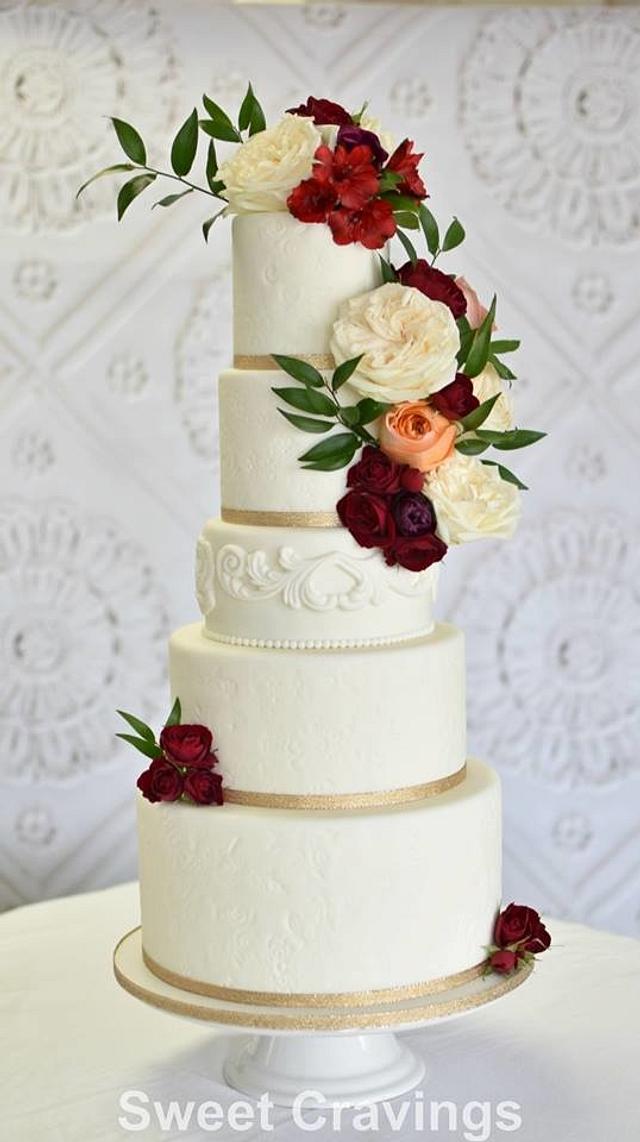 Wedding Cake - Decorated Cake by mycravings - CakesDecor