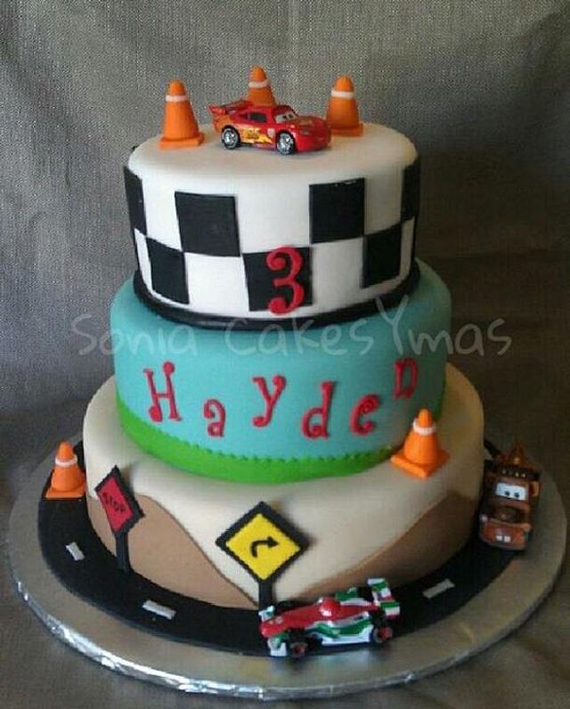 cars - Decorated Cake by Sonia - CakesDecor