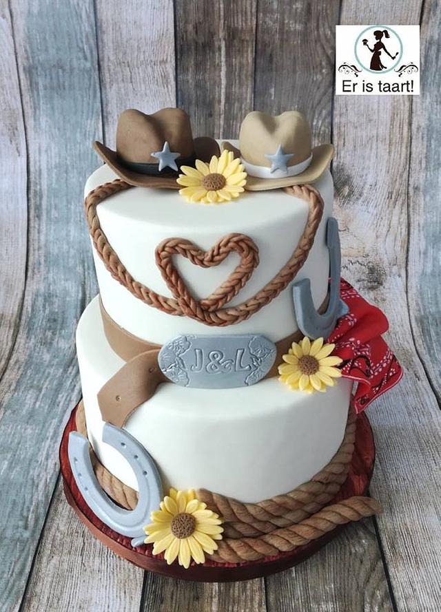 Country Wedding Cake Cake By Wilma Olivier Cakesdecor