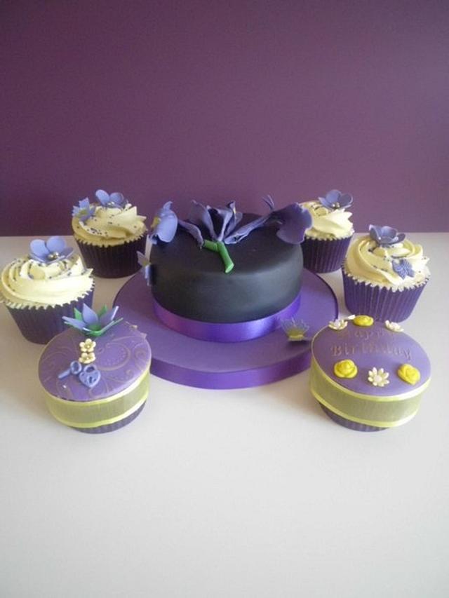 Iris Decorated Cake by prettypetal CakesDecor