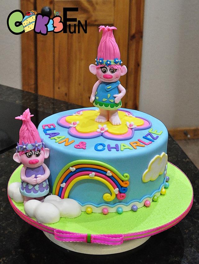 Troll cake - Decorated Cake by Cakes For Fun - CakesDecor