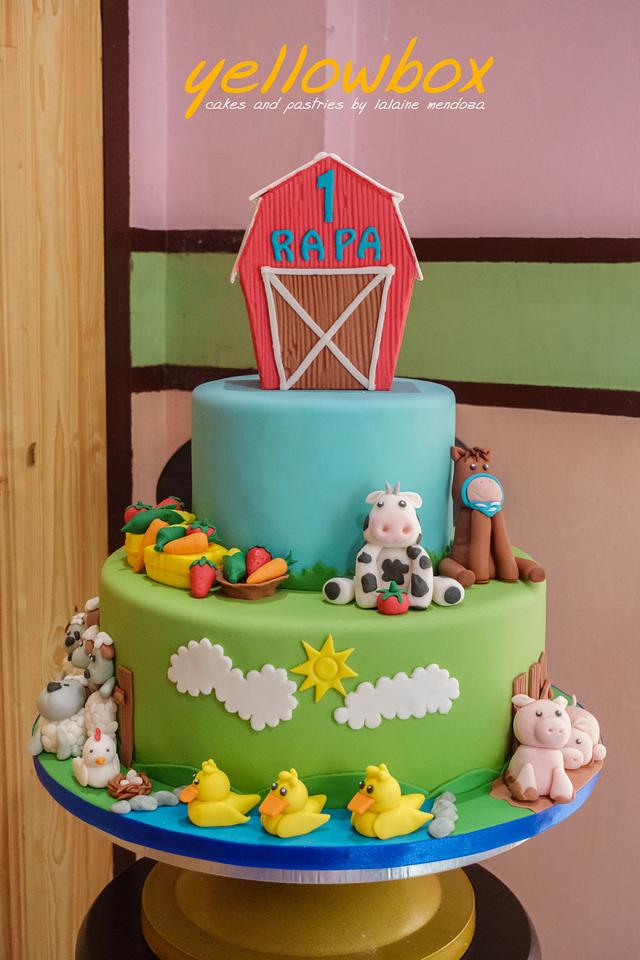 Barnyard Cake Cake By Yellow Box Cakes Pastries Cakesdecor