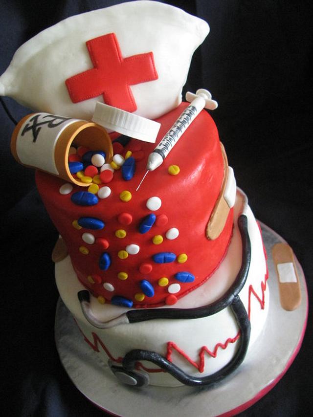 Nurse Cake - cake by Stephanie Shaw - CakesDecor