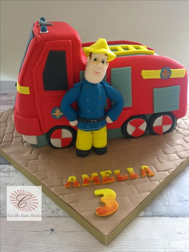 Fireman Sam - Decorated Cake by Emma Lake - Cut The Cake - CakesDecor