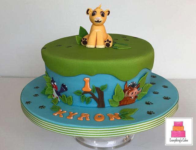 Simba - Decorated Cake by Everything's Cake - CakesDecor