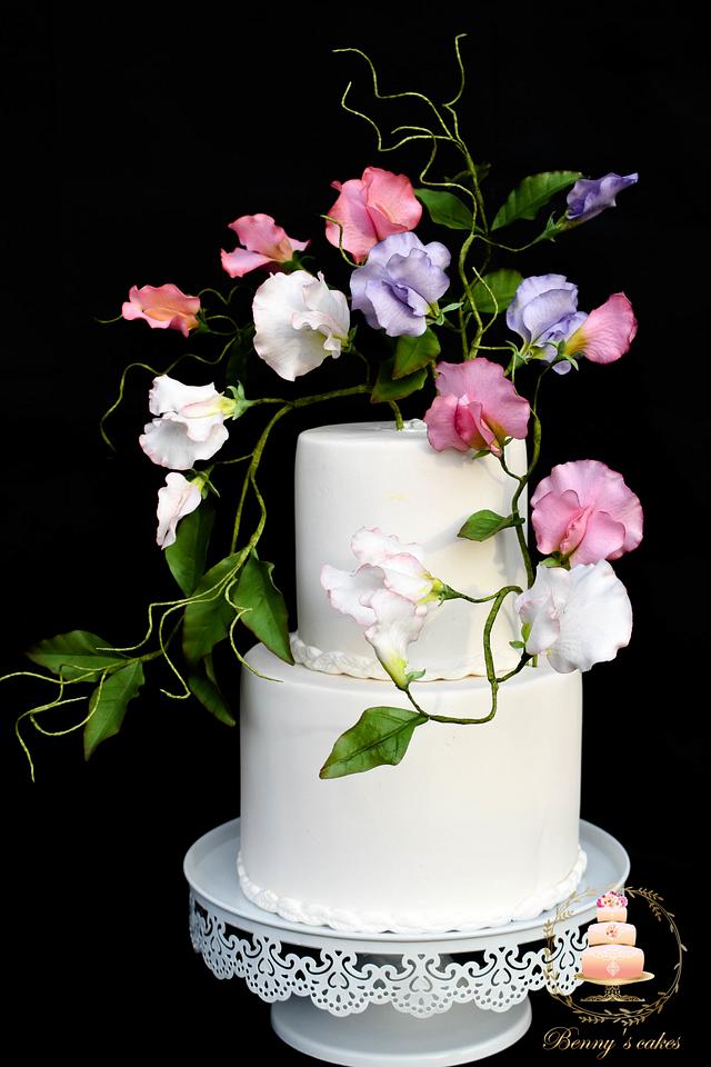 Sweet Peas Cake Cake By Benny S Cakes Cakesdecor