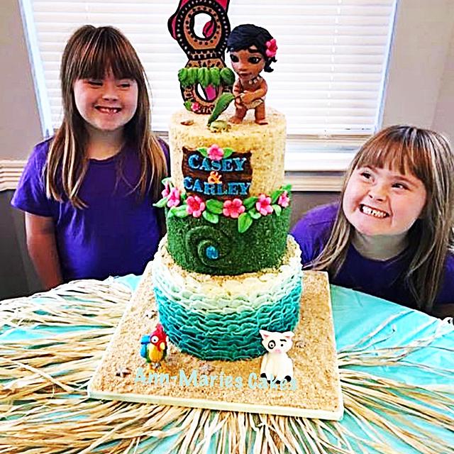 The Sunshine Girls And Moana Cake Cake By Ann Marie Cakesdecor