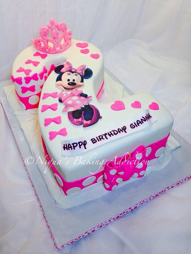 Minnie Mouse Number 2 Cake Cake by Cake'D By Niqua