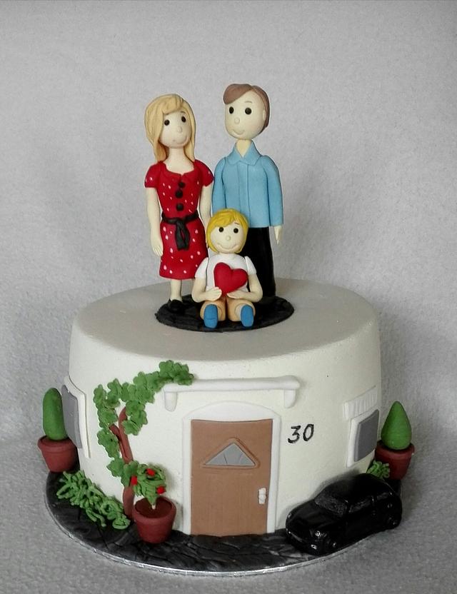 Family Cake by Anka CakesDecor