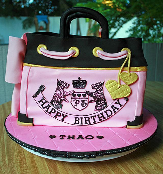 Pink Designer Purse Cake – City Cakes