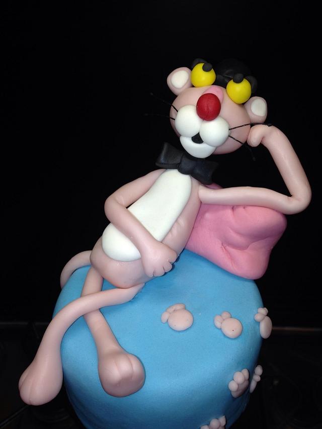 The Pink Panther!!! - Decorated Cake by Marina Perato - CakesDecor