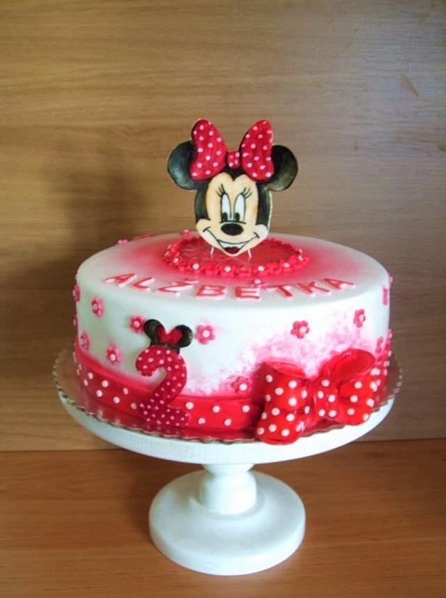 Minnie mouse - Decorated Cake by Vebi cakes - CakesDecor