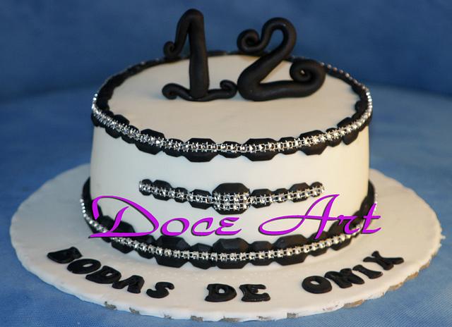 12th anniversary cake