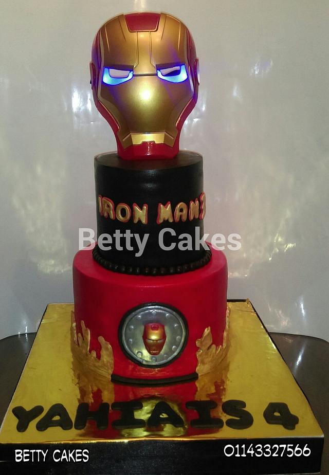 Iron Man Cake Decorated Cake By BettyCakesEbthal CakesDecor Ry3jmq3pifu0zvasnrza
