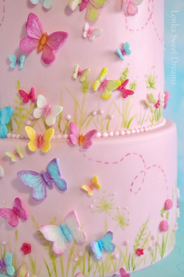 Butterfly cake.