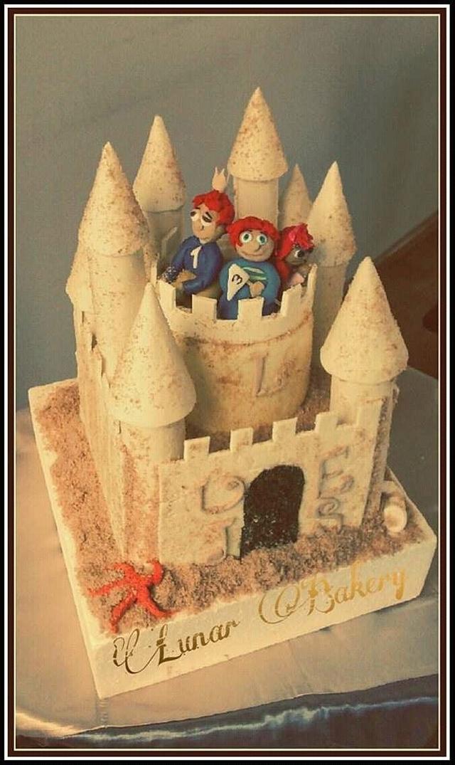 Sand Castle Cake Cake by Lunar Bakery CakesDecor