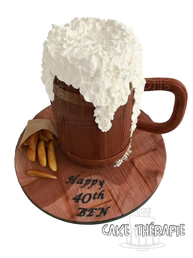 Craft Beer Mug Cake.