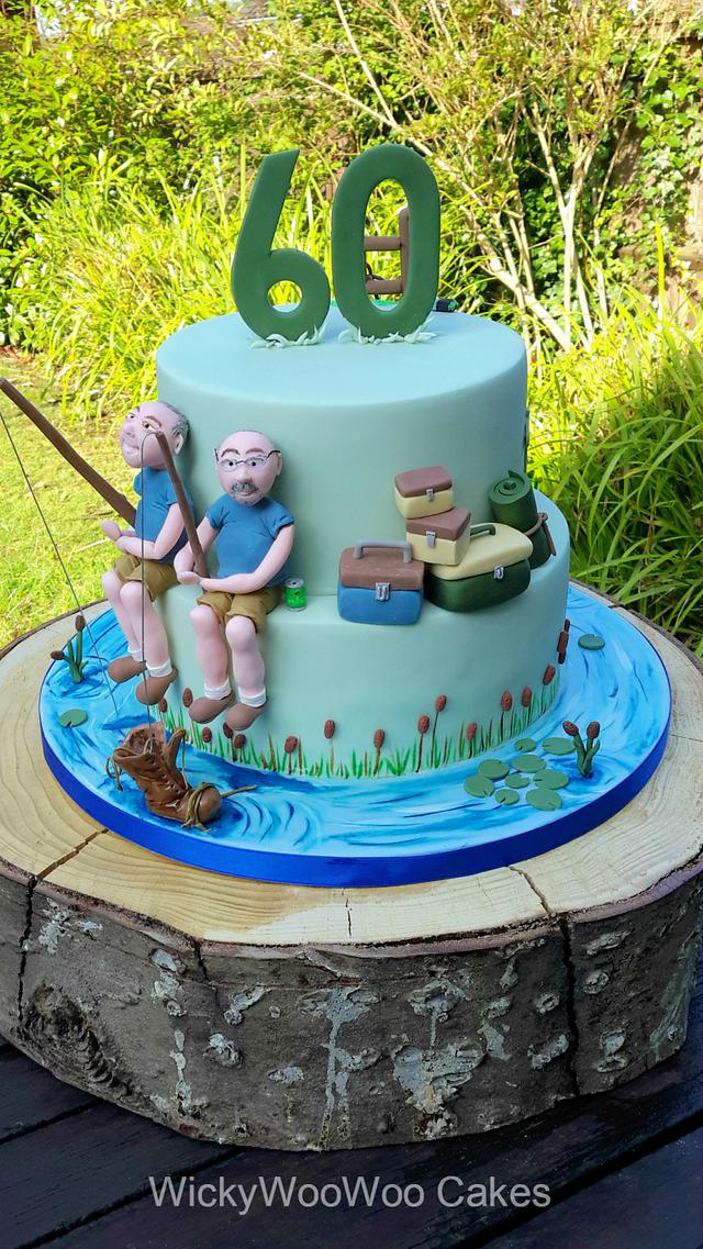 Gone Fishing - Decorated Cake by WickyWooWoo Cakes - CakesDecor