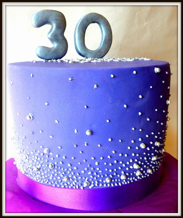 30th B-day Cake - Cake By The Cake Shop At Highland - CakesDecor