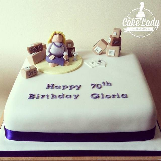 QVC Birthday Cake Decorated Cake by The Cake Lady CakesDecor