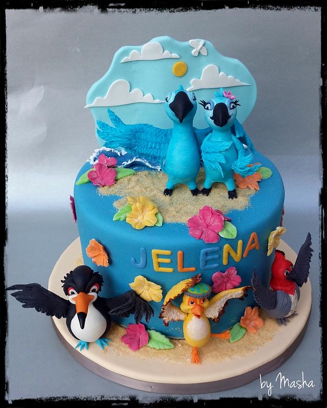 Rio - Decorated Cake by Sweet cakes by Masha - CakesDecor