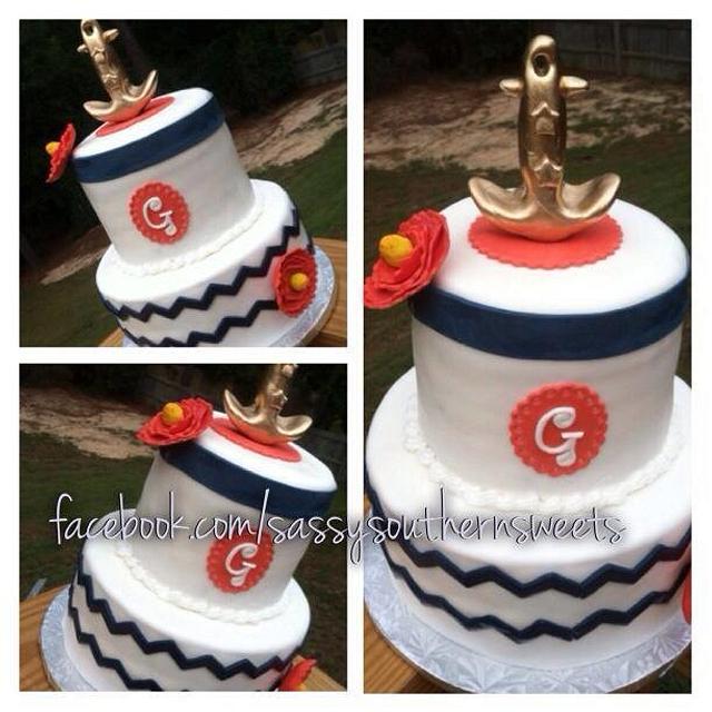 Nautical Theme Cake - Cake by Janavee - CakesDecor