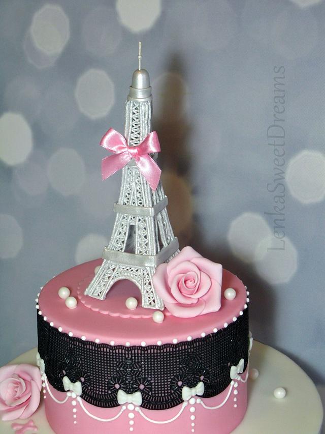 A little bit of Paris. - Cake by LenkaSweetDreams - CakesDecor