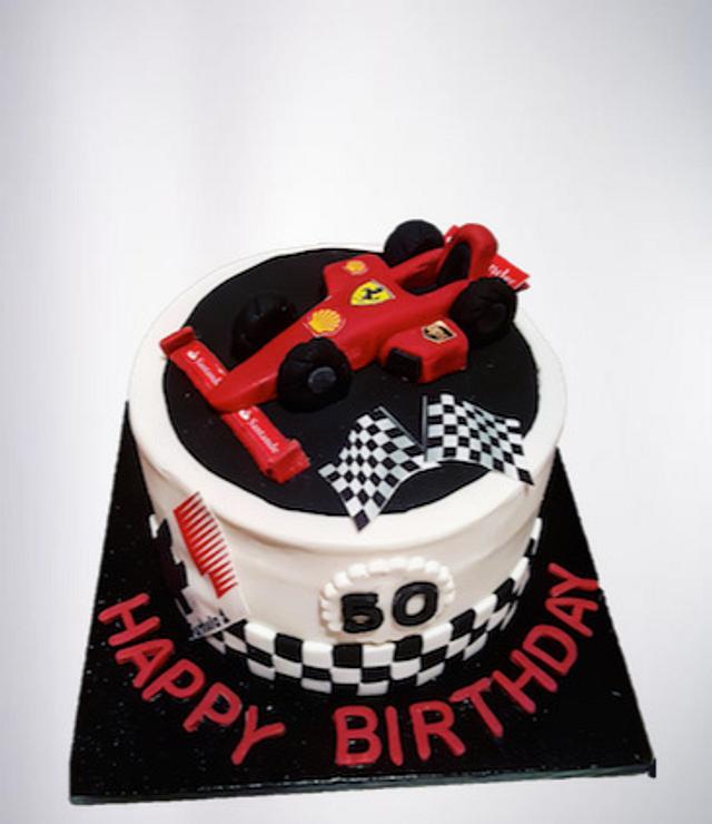 Race car - Cake by littlecakespace - CakesDecor