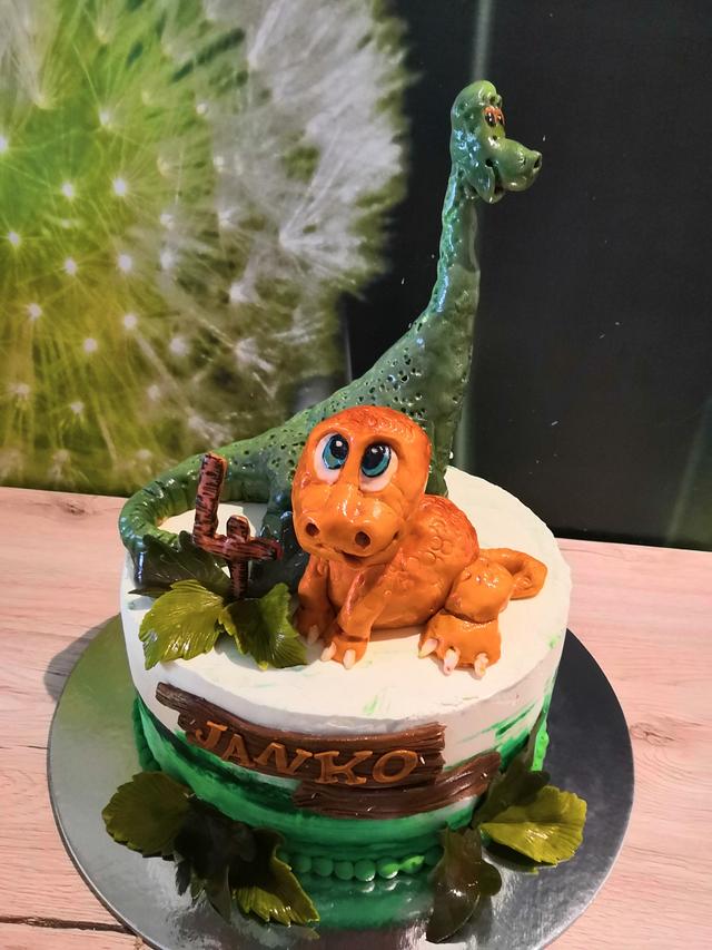 Dinosaurus cake - Decorated Cake by mARTa77 - CakesDecor