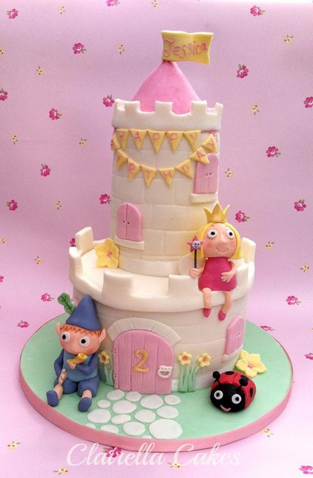 Ben & Holly's Little Kingdom Castle Cake - Decorated Cake - CakesDecor