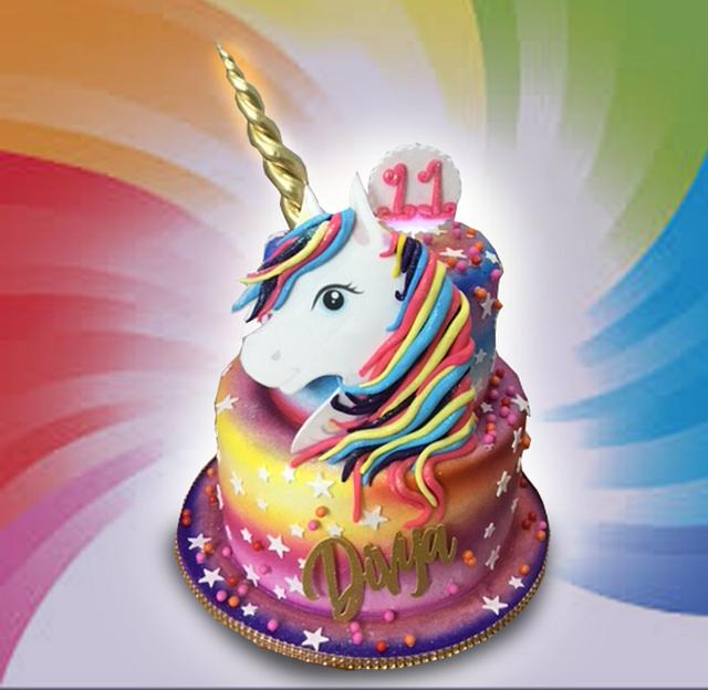 Unicorn Cake - Decorated Cake by MsTreatz - CakesDecor