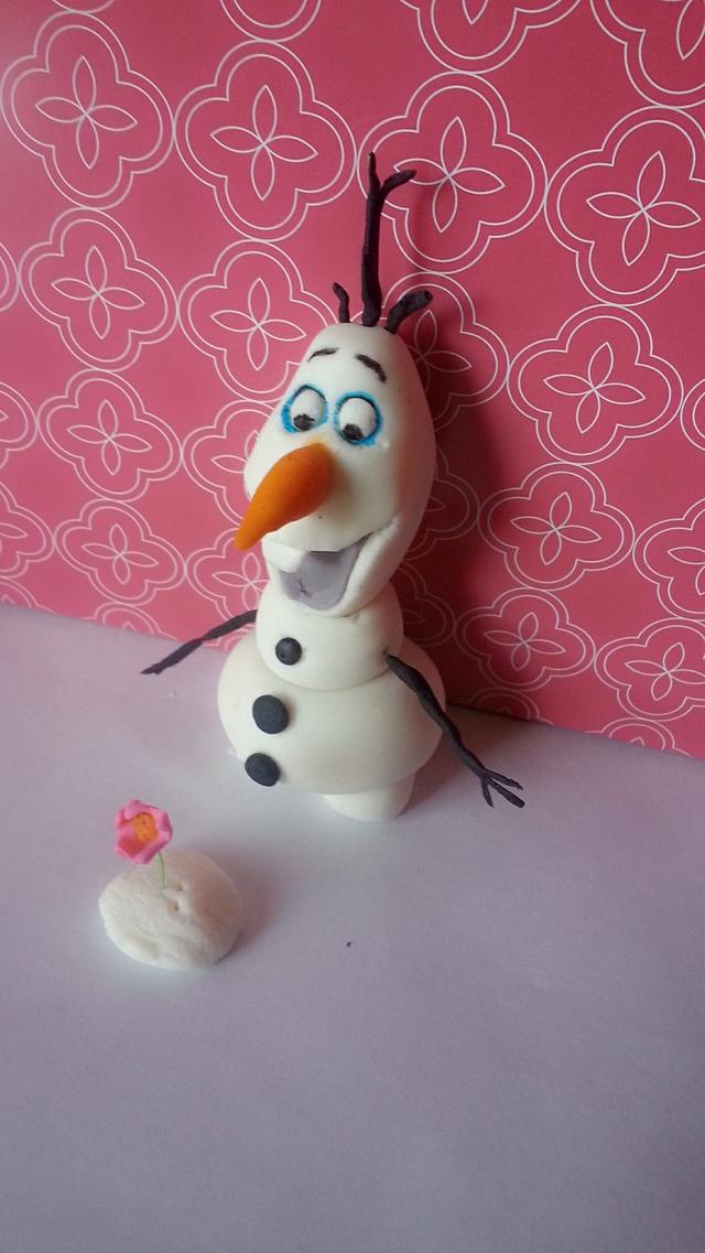 olaf cake topper cake by sonia cakesdecor