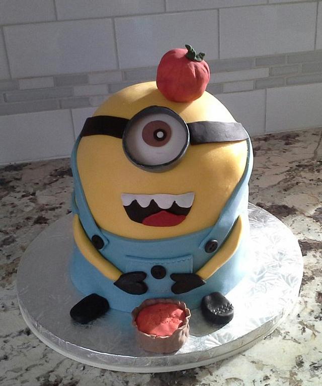 Thanksgiving Minion - Decorated Cake by June (