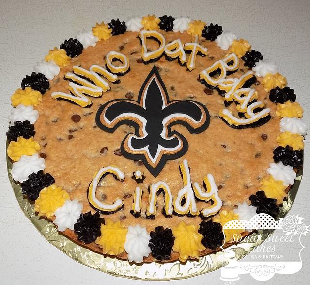 Saints Cookie Cake Cake By Sugar Sweet Cakes Cakesdecor - roblox cakes by cyndi birthday cake cake desserts