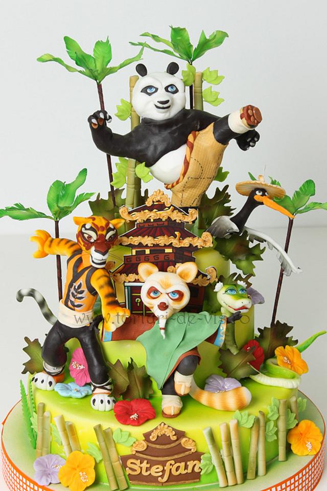 Kung Fu Panda - Decorated Cake by Viorica Dinu - CakesDecor