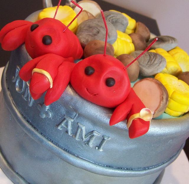 Lobster Pot Wedding Cake