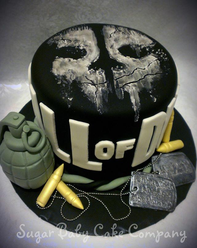 Call of Duty Cake Decorated Cake by Kristi CakesDecor