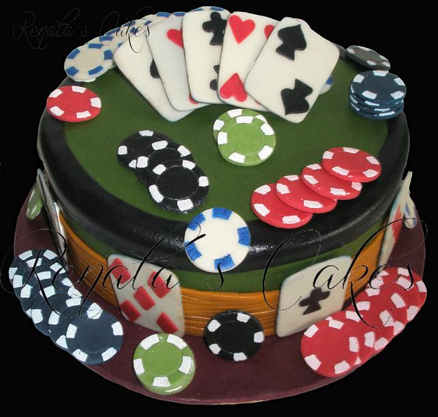 Poker Cake - Decorated Cake by Renata - CakesDecor