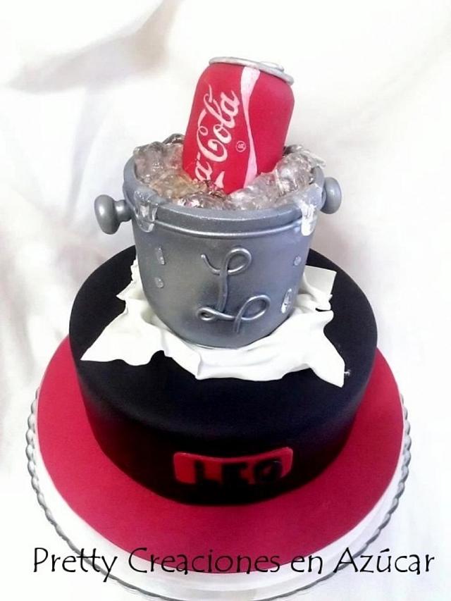 Coca Cola Cake Cake By Prettycreaciones Cakesdecor